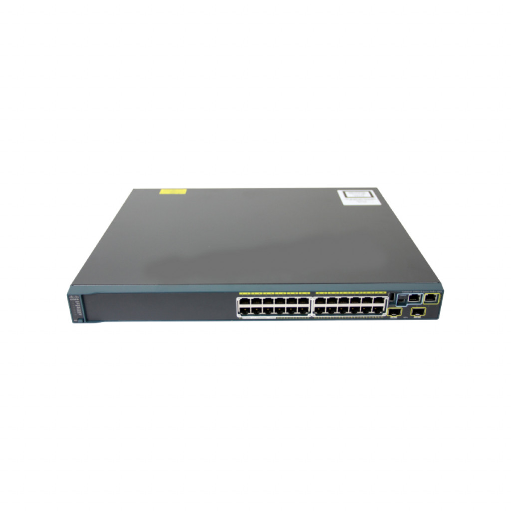 سوئیچ شبکه 24 پورت PoE با 2 پورت +SFP سیسکو مدل WS-C2960S-24PD-L